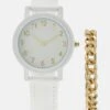 Even&Odd Set - Horloge - White/Gold -Even&Odd 0014d5133cce4dd0ad46e9617f2ea199