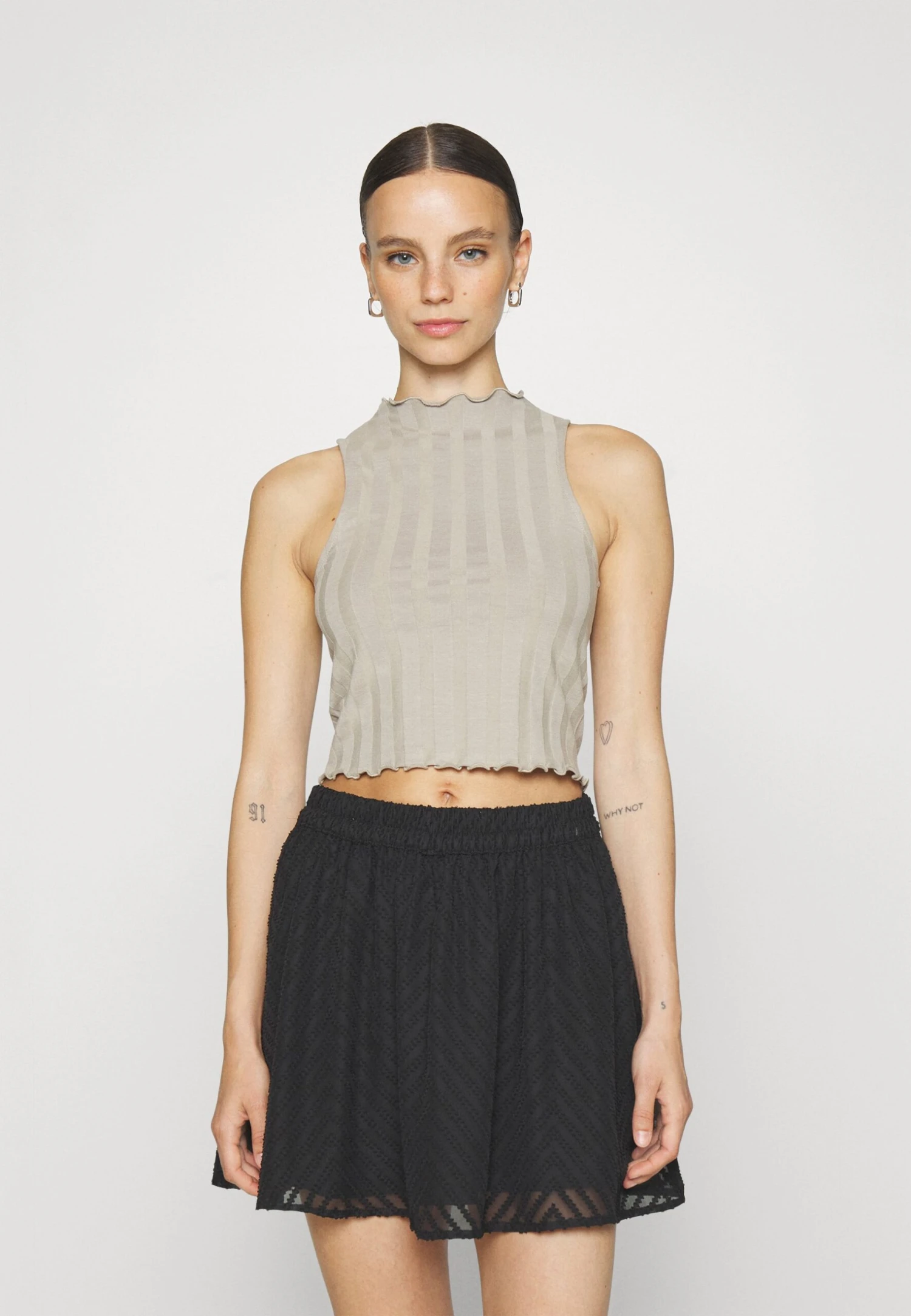 2 Pack - Top - Black/Beige 4 2 Pack - Top - Black/Beige - Afbeelding 2