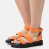 Sandalen Met Plateauzool - Orange -Even&Odd 07c9511fef3f44f69bd0ea99eab954cd