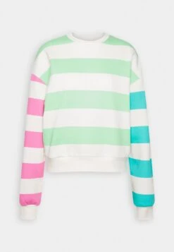 Even&Odd Sweater - Light Green/Light Blue/White