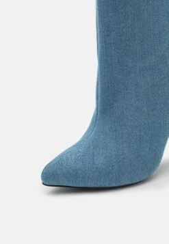 Even&Odd Laarzen Met Hoge Hak - Blue Denim -Even&Odd 1a734795381e466f8ff02402659240bb