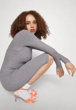 Even&Odd V Ausschnitt Ripp Mini Strickkleid - Etui-Jurk -Mottled Grey 10 Even&Odd V Ausschnitt Ripp Mini Strickkleid - Etui-Jurk -Mottled Grey -Even&Odd 1cb9bb6a27254b0ea1b025c59b0ad877
