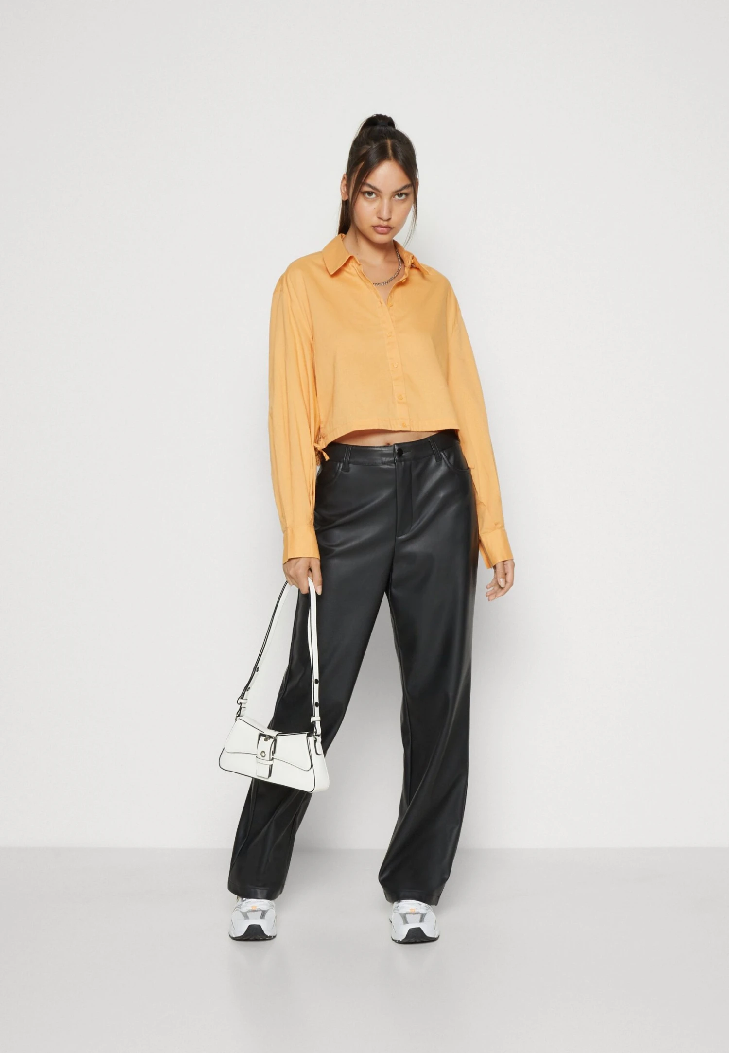 Even&Odd Overhemdblouse - Orange 4 Even&Odd Overhemdblouse - Orange - Afbeelding 2