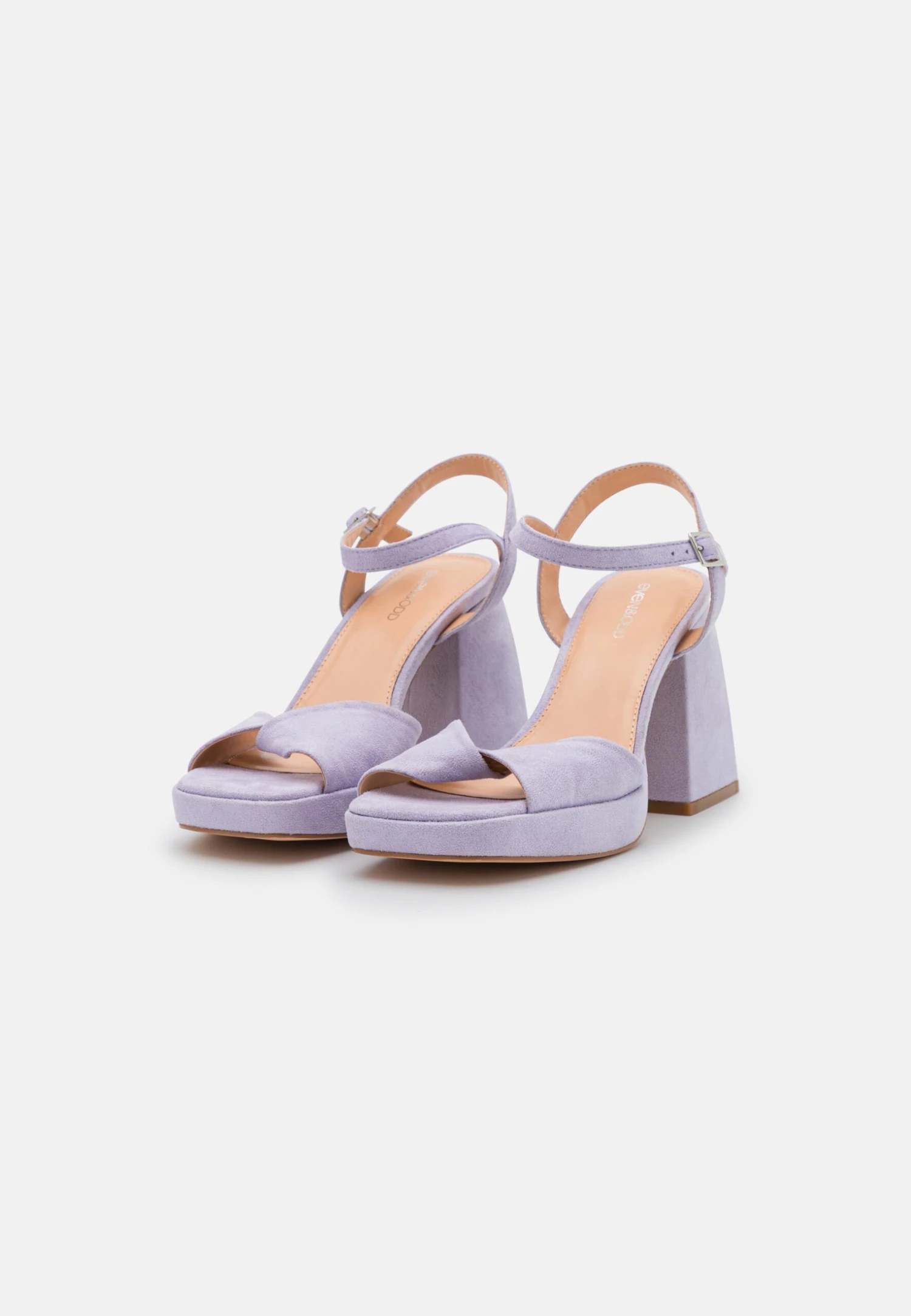 Sandalen Met Plateauzool - Lilac 5 Sandalen Met Plateauzool - Lilac - Afbeelding 3