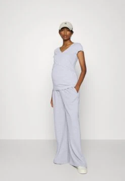 2Pack - T-Shirt Basic - Green/Mottled Light Grey