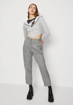 Even&Odd Sweater Met Rits - Mottled Light Grey -Even&Odd 2b3213c66cdc4574b2f204a364d405a4