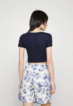 Even&Odd 2 Pack - T-Shirt Basic - Red/White/Dark Blue -Even&Odd 30435d3ce6ec471e8c6477d4f4afee57