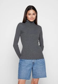 Even&Odd Trui - Mottled Dark Grey