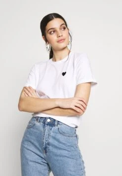 Even&Odd 2Pack - T-Shirt Basic - White/Black -Even&Odd 36e456081f7c4842a7461469375448bb