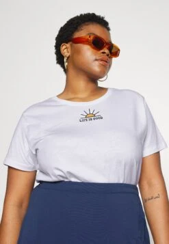 T-Shirt Print - White -Even&Odd 4882cfe399954b8db2713b766ac3e23e