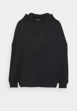 Even&Odd Hoodie Long Without Drawcord And Pocket - Hoodie - Black 15 Even&Odd Hoodie Long Without Drawcord And Pocket - Hoodie - Black -Even&Odd 52198e5db4404c0f8de006564c1b3c01
