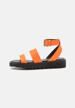 Sandalen Met Plateauzool - Orange 9 Sandalen Met Plateauzool - Orange -Even&Odd 5463f300c6184ae48ea6cd385a3d64c7