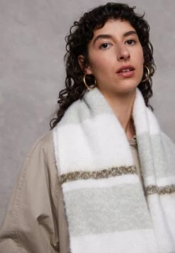 Even&Odd Sjaal - Green/White -Even&Odd 54b1729ff4bc475fb28c426347b14781