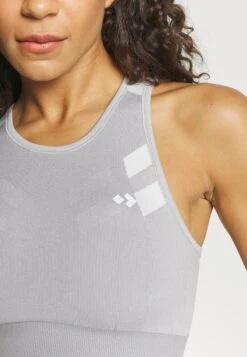 Sport-Bh Met Medium Support - Grey -Even&Odd 5723bb393fc547738803608ccace6d35