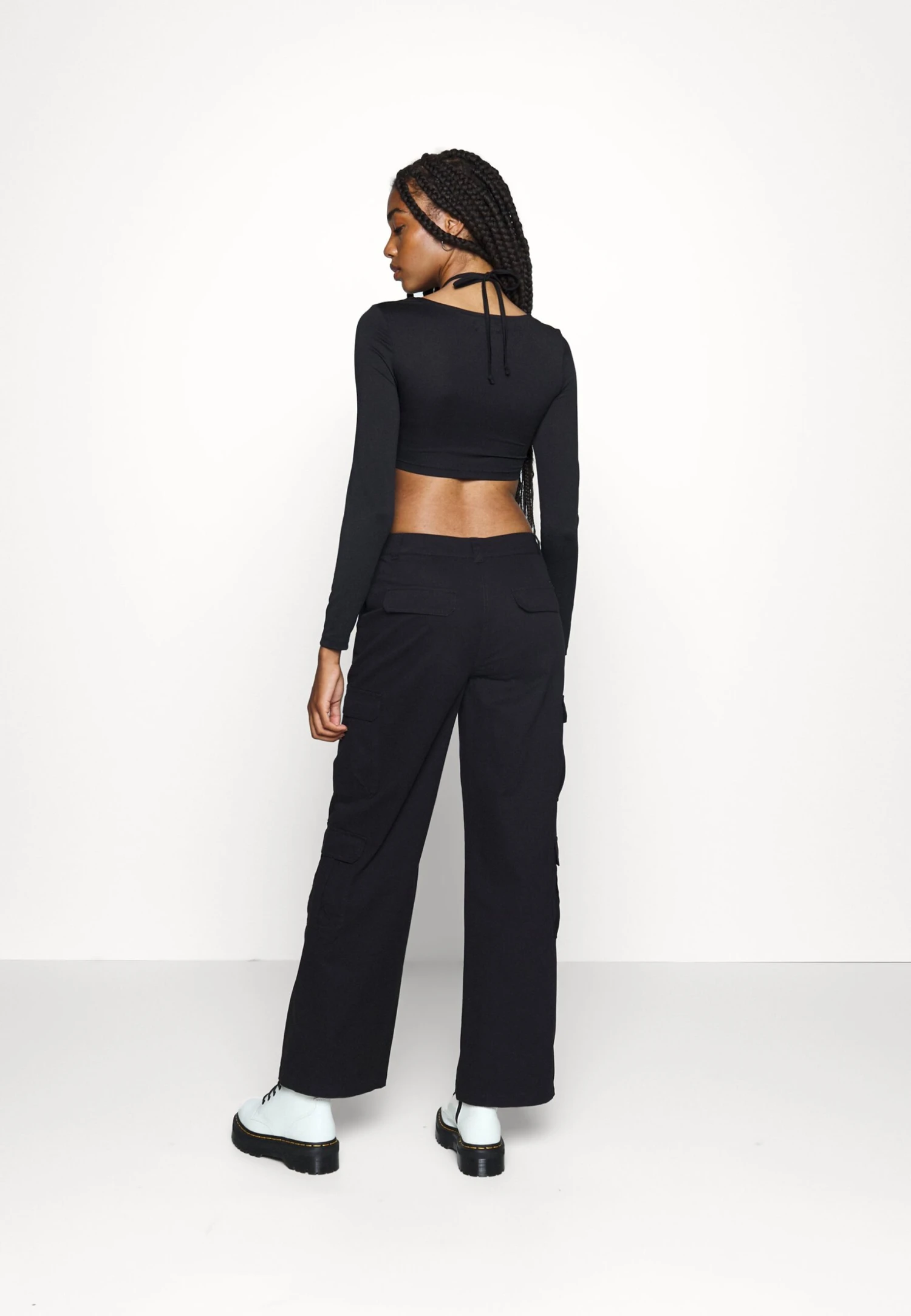 Even&Odd Cargobroek - Black 5 Even&Odd Cargobroek - Black - Afbeelding 3