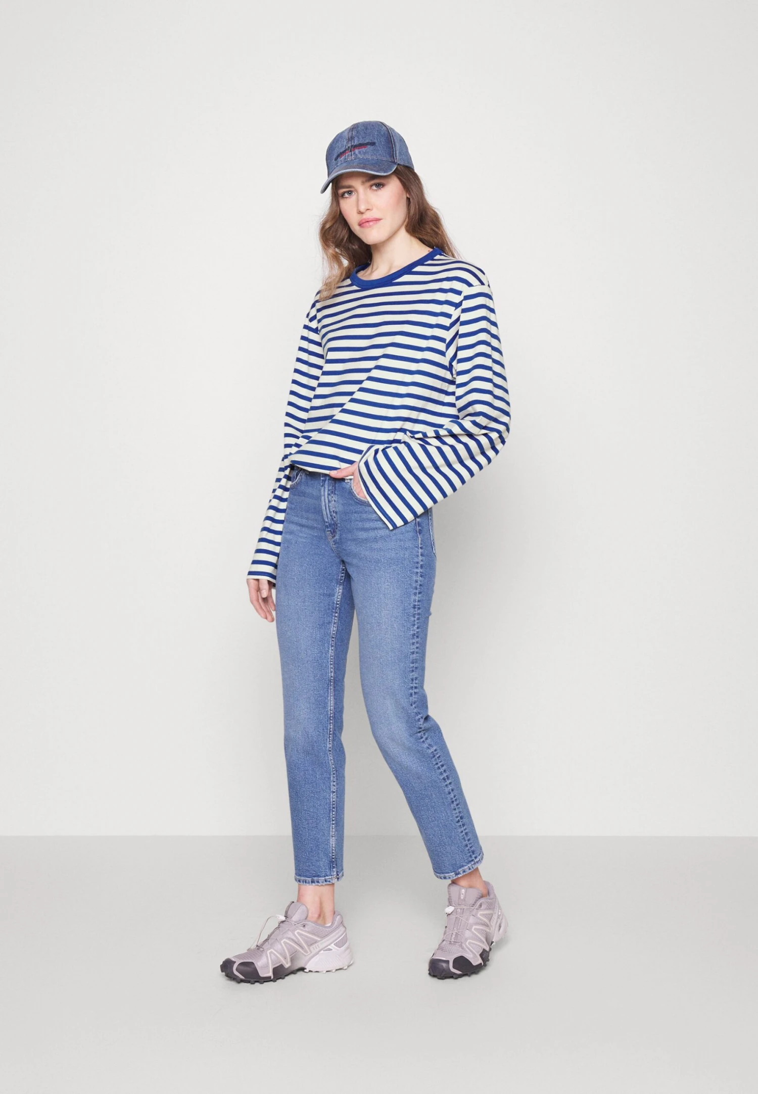Stripe Tee- Longsleeve - Blue/Light Blue 6 Stripe Tee- Longsleeve - Blue/Light Blue - Afbeelding 4