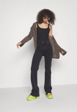 Flared Jeans - Black Denim -Even&Odd 62034efe5f3347339b9f3b99b2f4e0f5