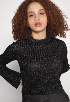 Even&Odd Lurex - Trui - Black -Even&Odd 63f4ba6b61fe4e5b9b01b7f57a72124c