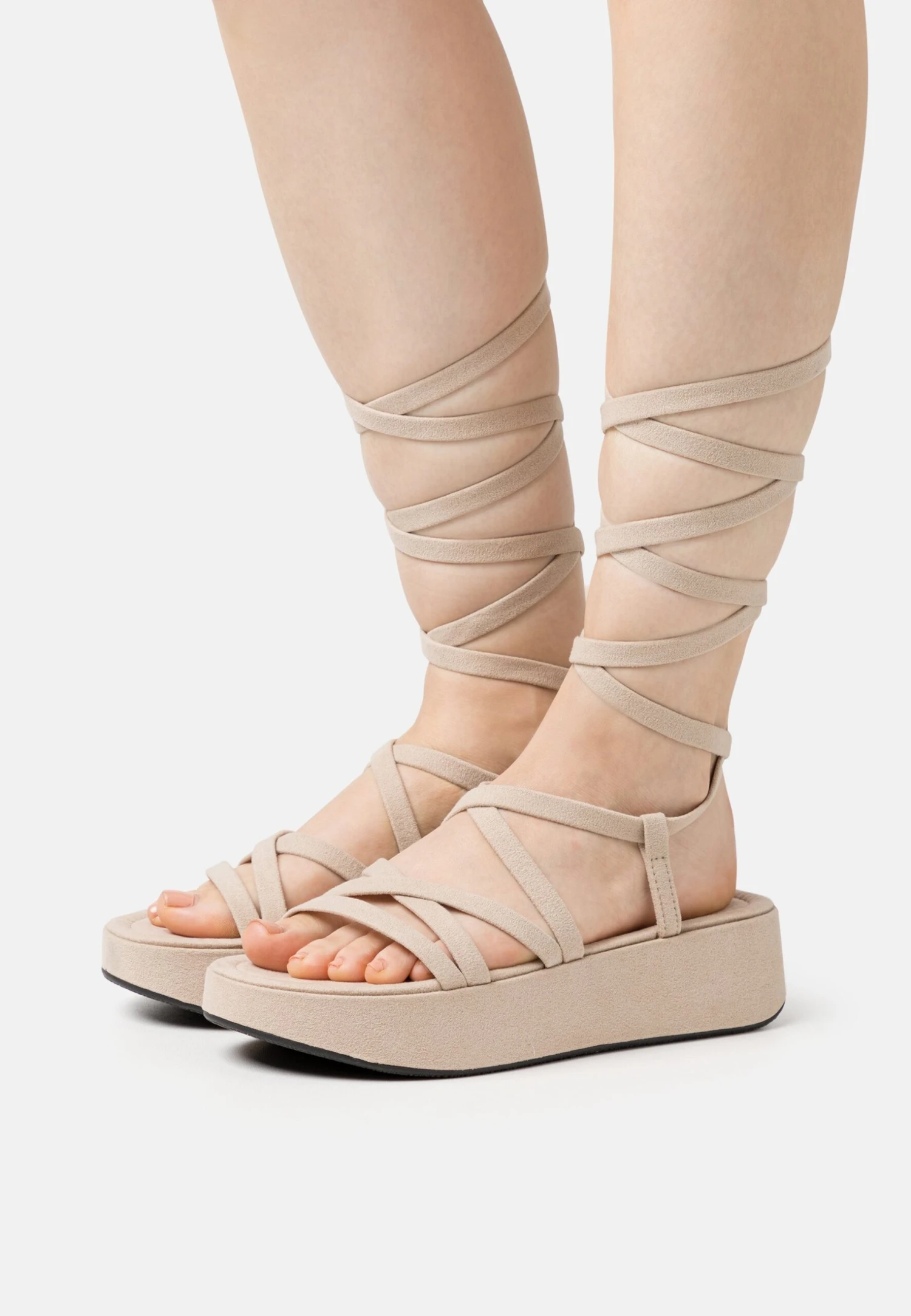 Even&Odd Sandalen Met Plateauzool - Beige 3 Even&Odd Sandalen Met Plateauzool - Beige