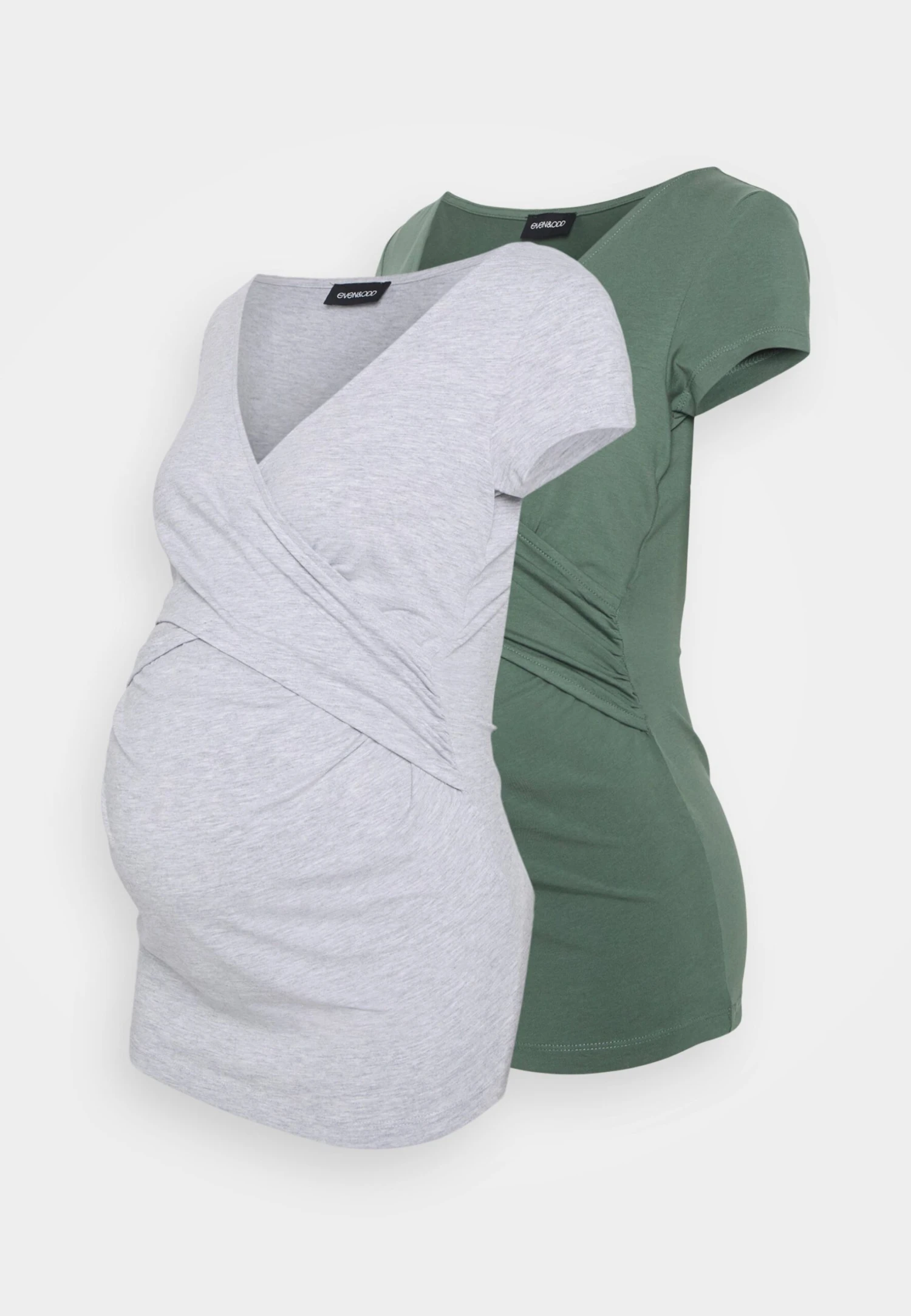 2Pack - T-Shirt Basic - Green/Mottled Light Grey 9 2Pack - T-Shirt Basic - Green/Mottled Light Grey - Afbeelding 7