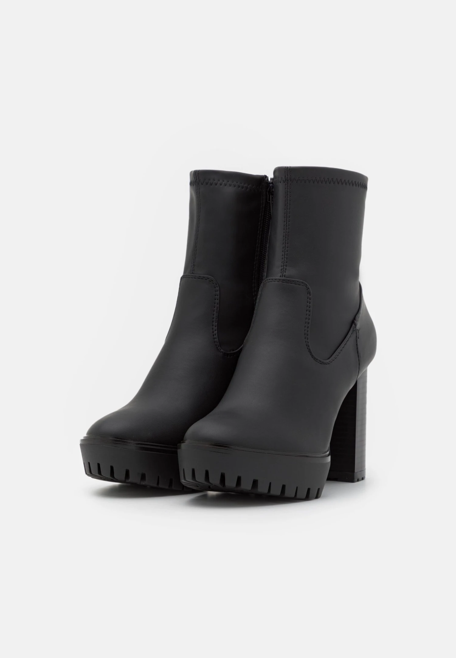 Even&Odd Enkellaarsjes Met Plateauzool - Black 5 Even&Odd Enkellaarsjes Met Plateauzool - Black - Afbeelding 3