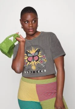 Clare Colorful Mystical- T-Shirt Print - Gray -Even&Odd 7b31ab804a8c4aaeb94bba35c36e0788