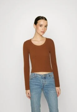 Even&Odd Flared Sleeve - Trui - Brown