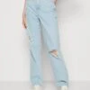 Even&Odd Relaxed Fit Jeans - Light Blue Denim -Even&Odd 820fa666e363463cb4e92f1a39d00109