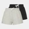 Even&Odd 2 Pack - Shorts - Black/Mottled Light Grey 1 Even&Odd 2 Pack - Shorts - Black/Mottled Light Grey -Even&Odd 8d39955b75844d5c964aa130eb541523