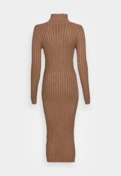 Gebreide Jurk - Mottled Dark Brown -Even&Odd 93009ecadc294b529ad5d0d57fab779e