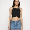 Even&Odd Wrinkle Halter- Top - Black -Even&Odd 99a5375917d7479a94d42c0bd589bec6