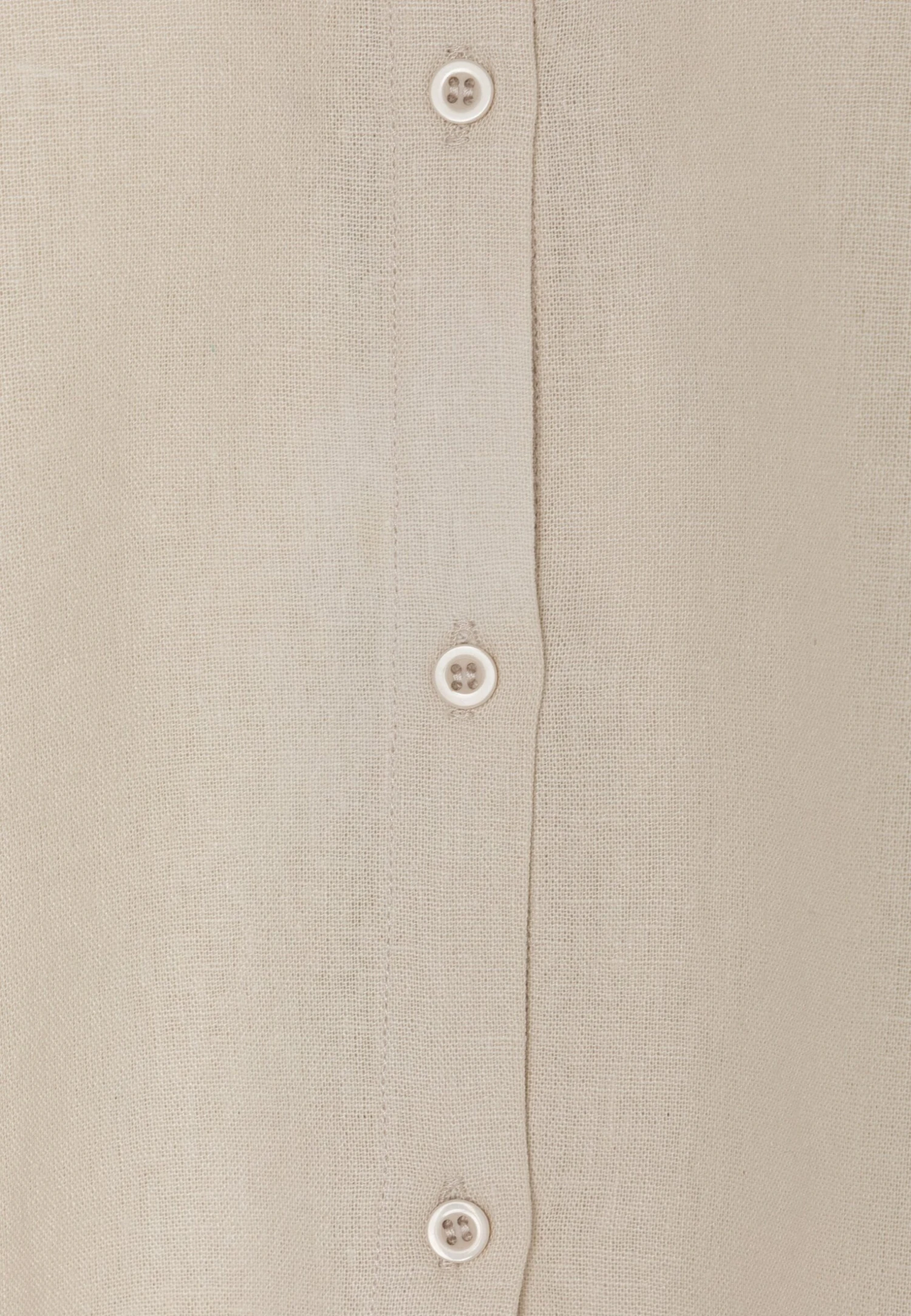 Even&Odd Linen-Mix Button Down Blouse - Overhemdblouse - Beige 7 Even&Odd Linen-Mix Button Down Blouse - Overhemdblouse - Beige - Afbeelding 5