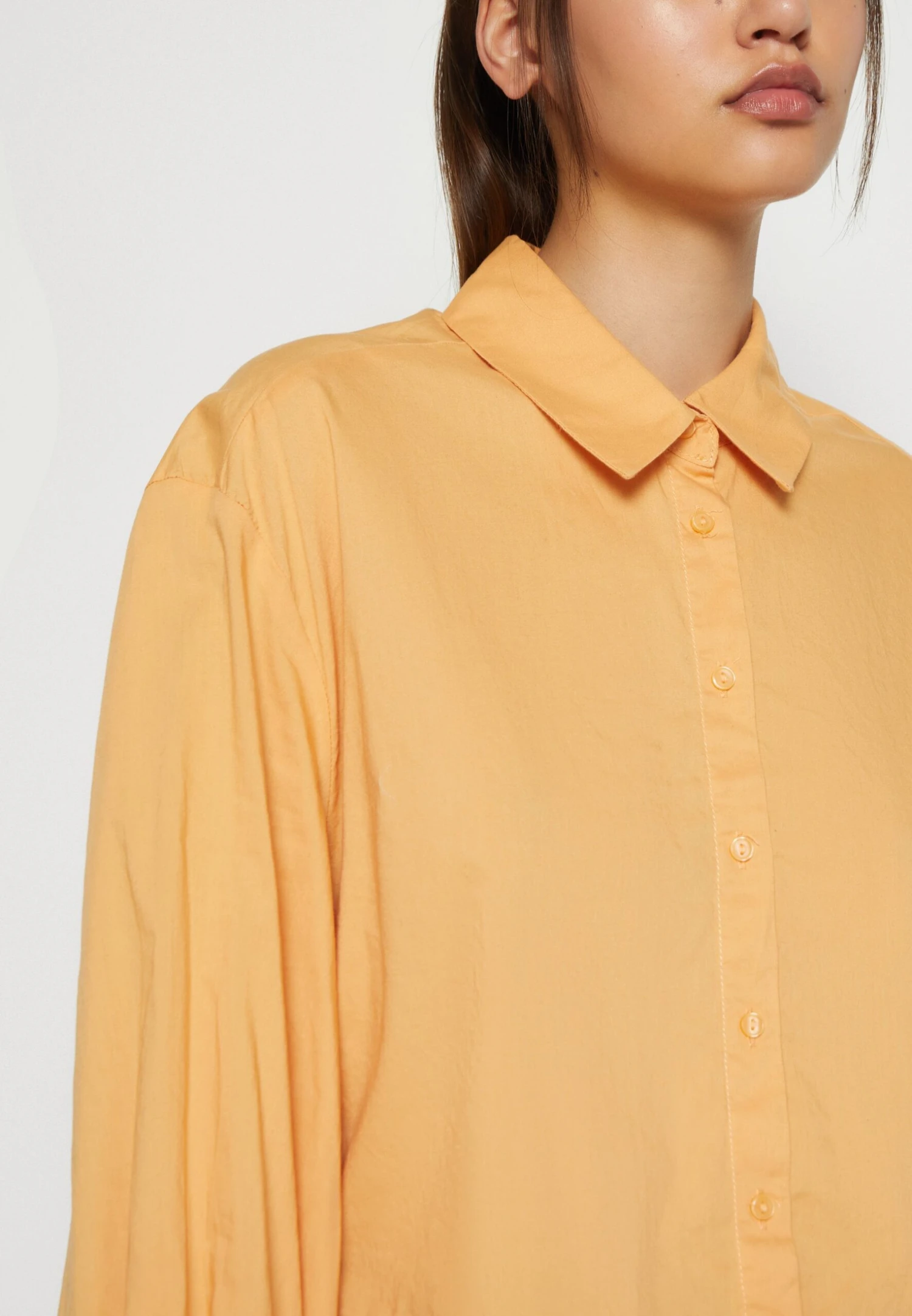 Even&Odd Overhemdblouse - Orange 8 Even&Odd Overhemdblouse - Orange - Afbeelding 6