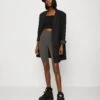 Even&Odd Set - Shorts - Mottled Dark Grey