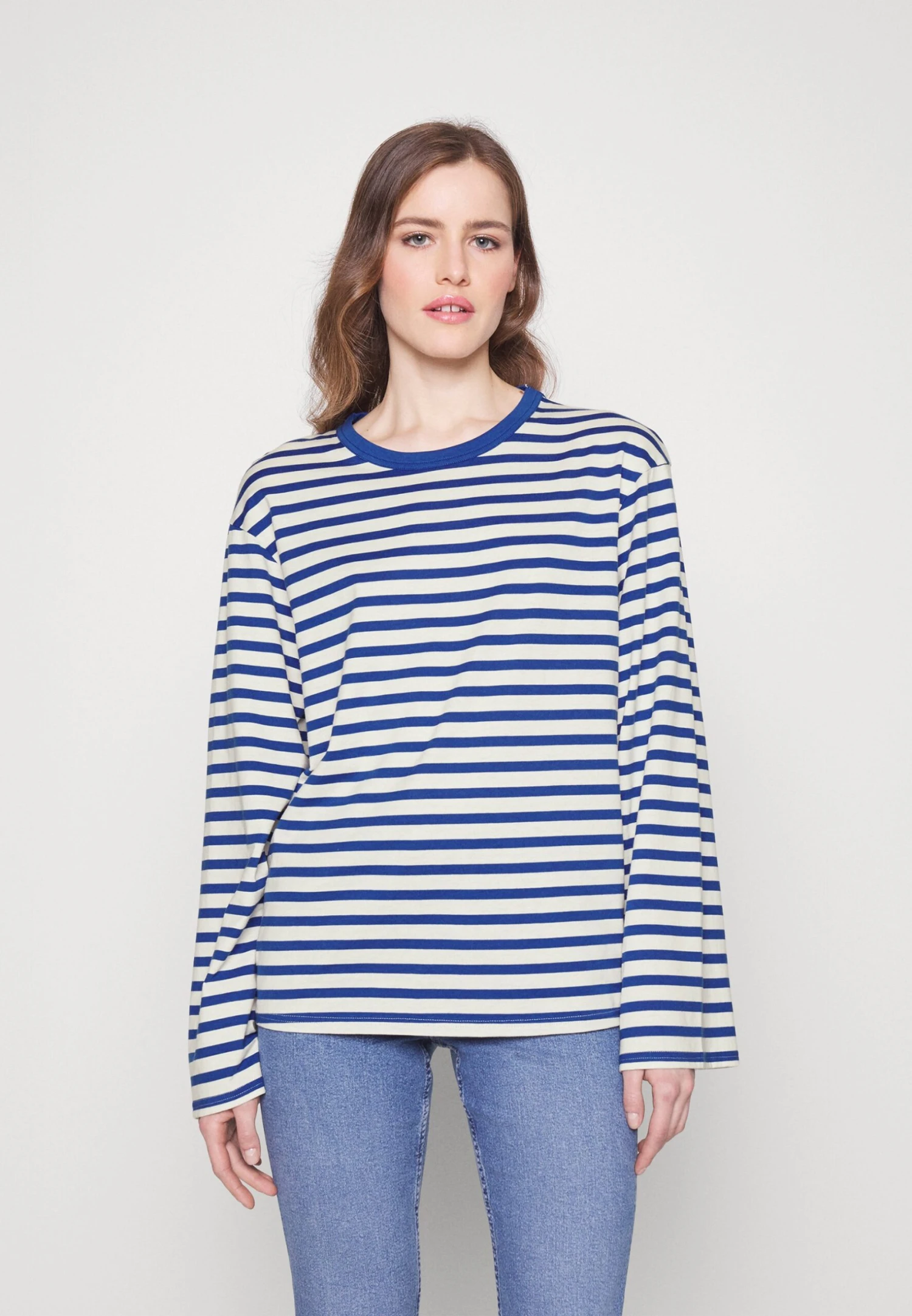 Stripe Tee- Longsleeve - Blue/Light Blue 7 Stripe Tee- Longsleeve - Blue/Light Blue - Afbeelding 5