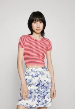 Even&Odd 2 Pack - T-Shirt Basic - Red/White/Dark Blue -Even&Odd a52cf68e32c54c328859551208ae98bf