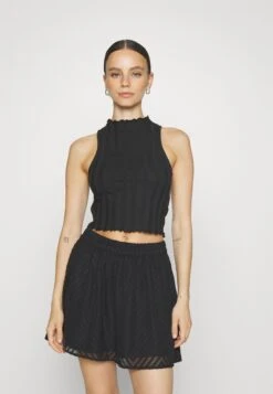 2 Pack - Top - Black/Beige 12 2 Pack - Top - Black/Beige -Even&Odd aee967b1981249a9837a9f58f200a6dc