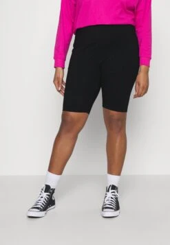 2 Pack- Shorts -Black/Mottled Dark Grey -Even&Odd bb84263eaf6a4e558cebdbdd94bd55f0