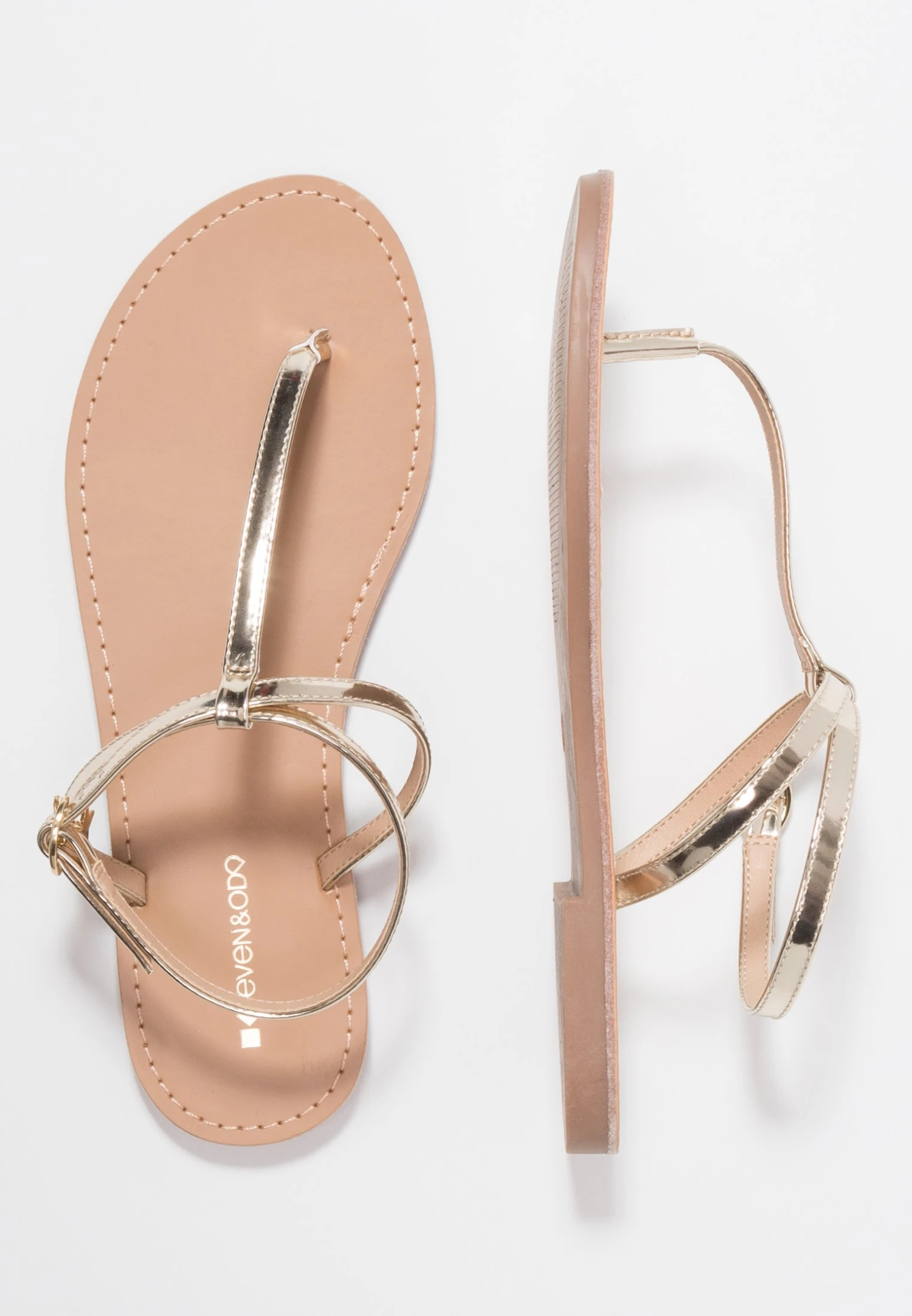 Even&Odd Teensandalen - Gold 6 Even&Odd Teensandalen - Gold - Afbeelding 4