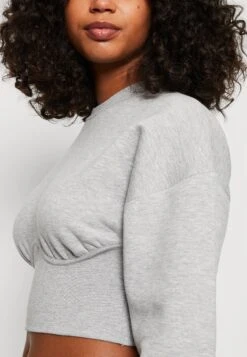 Even&Odd Sweater - Mottled Light Grey -Even&Odd e185de13d7704066888e896666b983b0