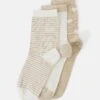 Even&Odd 3 Pack - Sokken - Beige/White