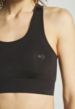 Sport-Bh Met Medium Support - Black -Even&Odd fb4fea30679a473d940400fe77204233